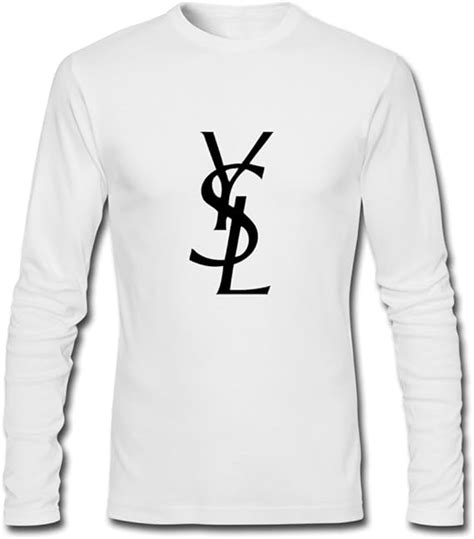 t shirt yves saint laurent|saint laurent long sleeve shirt.